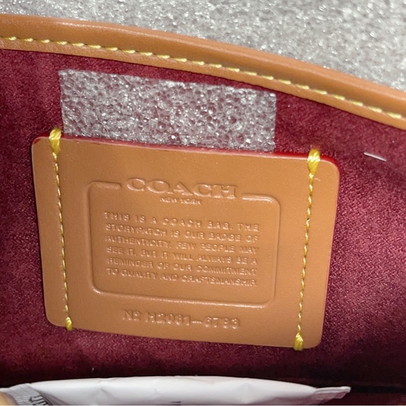 Coach Tabby 6793 Shoulder Bag 26 In Signature Canvas With Beadchain Beige NWT - Picture 5 of 13